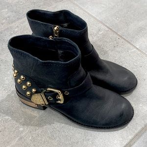 Vince Camuto Black Biker Boots